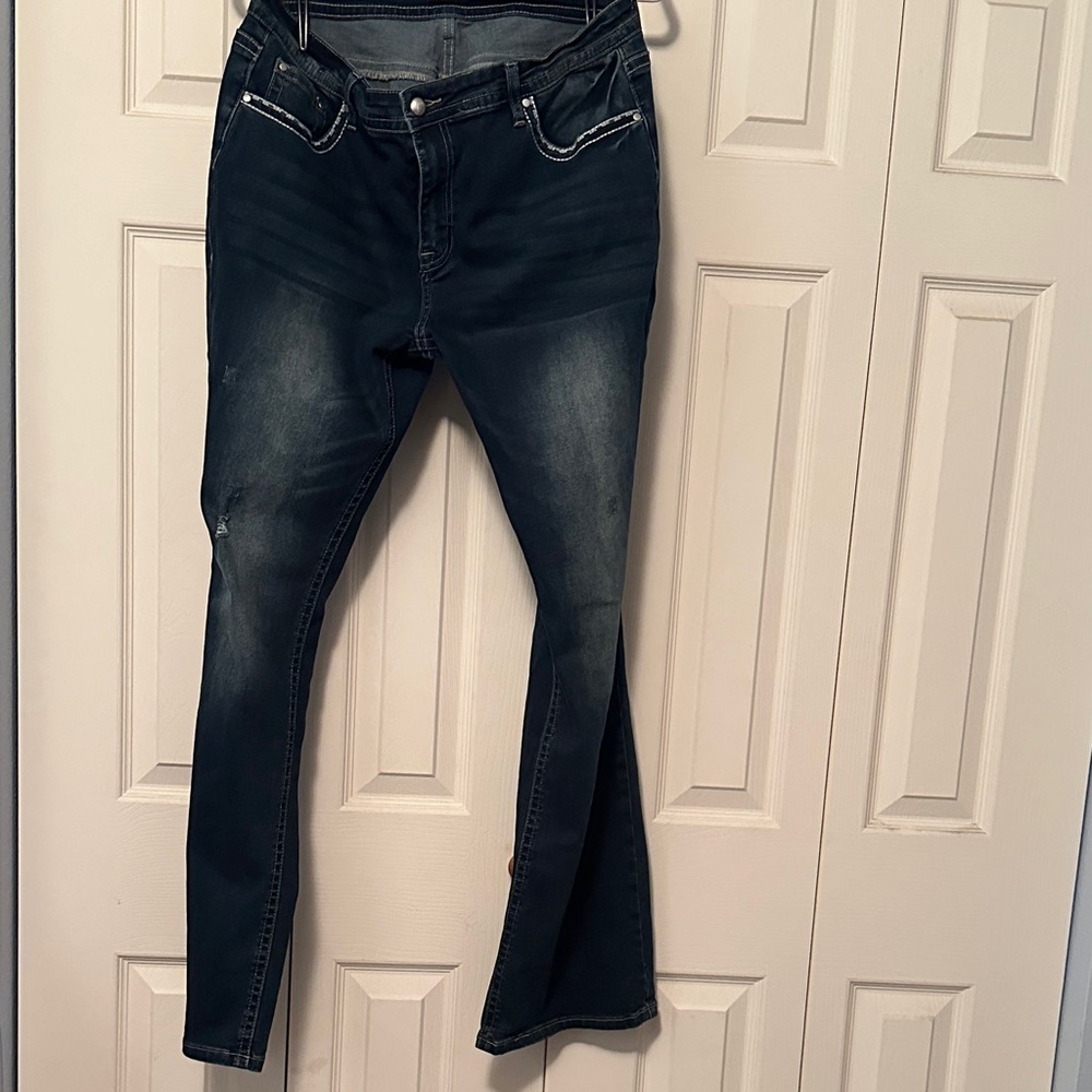 Elegant Indigo Boot Cut Jeans